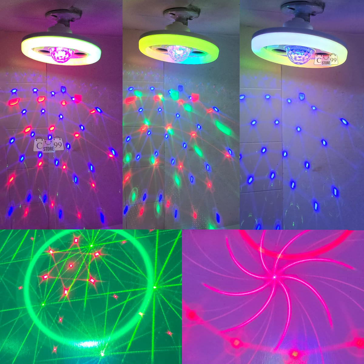 Bombillo Bluetooth Rgb Discoteca